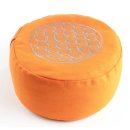 Flower of Life Meditation cushion orange
