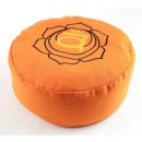 Meditationskissen Sakralchakra orange