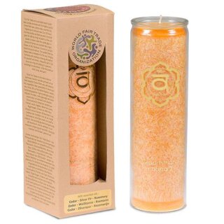 Duftkerze Stearin 2. Chakra