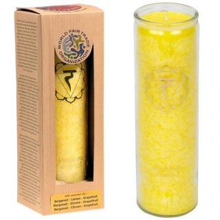 Duftkerze Stearin 3. Chakra