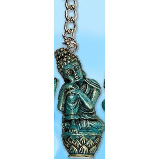 Schlüsselanhänger Thai Buddha 2 aus Metall