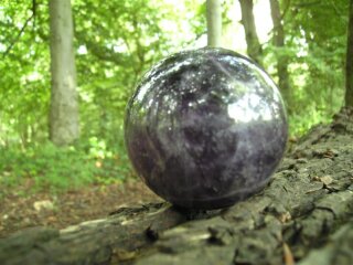Amethyst Kugel poliert