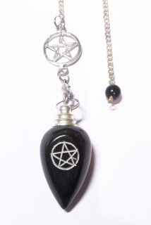 Black Onyx Pendulum with OM