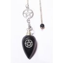 Black Onyx Pendulum with OM