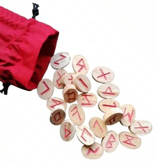 Runen Set Holz