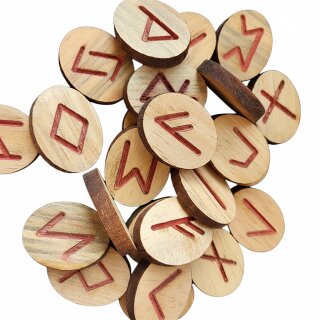 Runen Set Holz