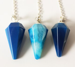 Aqua Onyx Pendulum faceted