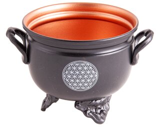 R&auml;uchergef&auml;&szlig; Caldron Blume des Lebens (mit Sand)