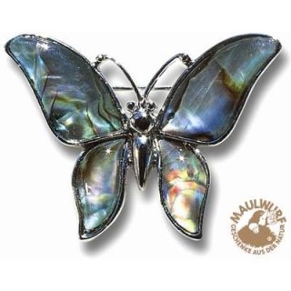 Brosche Schmetterling aus Pauamuschel