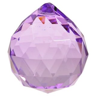 Feng Shui Kristall-Kugel 5 cm violett
