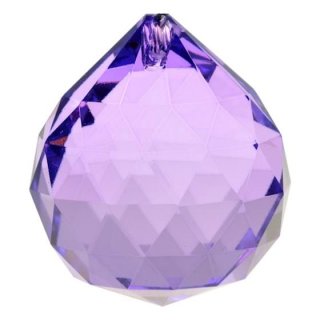 Feng Shui Kristall-Kugel 4 cm violett