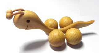 Kugelhalter Holz Schnecke