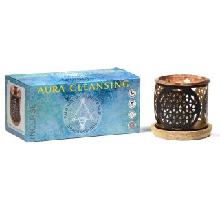 Aromafume Aura Reinigung Set - 12 Bricks mit BdL Diffuser