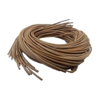 Lederband natur aus Ziegenrundleder ca. 1 Meter
