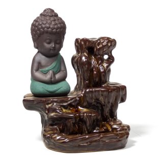 Rückfluss Weihrauchbrenner Kleiner Buddha