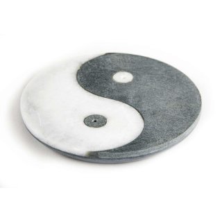 Ying Yang R&auml;ucherst&auml;bchenhalter aus Marmor
