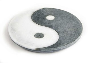Ying Yang R&auml;ucherst&auml;bchenhalter aus Marmor