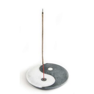 Ying Yang Räucherstäbchenhalter aus Marmor