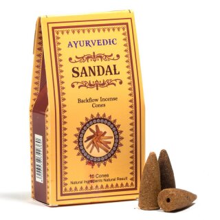Sandelholz Rückfluss Räucherkegel