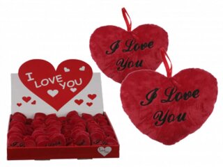 Pl&uuml;sch Herz &quot;I love you&quot;