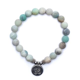 Mala/Armband Amazonit mit OM