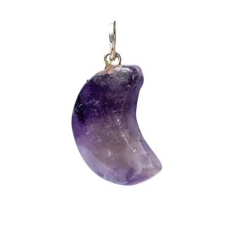 Amethyst Edelsteinnh&auml;nger Mond