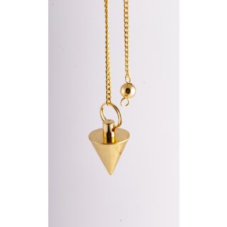Pyramid Cone Pendulum gold