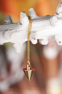 Pyramid Cone Pendulum gold