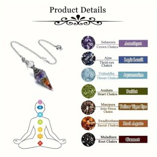 Orgonit Pendel Chakra Kappe antik silber