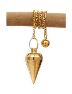 Pyramid Cone Pendulum gold
