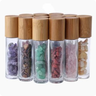 Edelstein Roll-On Blauer Chalcedon