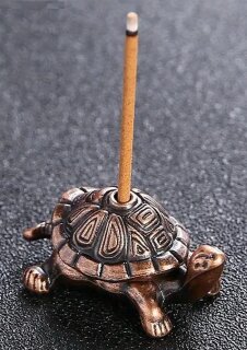 R&auml;ucherst&auml;bchenhalter Schildkr&ouml;te kupfer