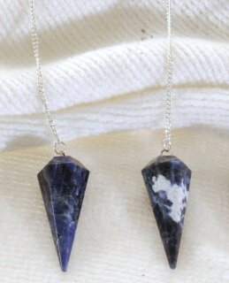 Sodalite Pendulum faceted