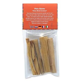 Palo Santo Heiliges Holz R&auml;ucherwerk ca. 40 g