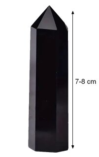 Obelisk Schwarzer Obsidian
