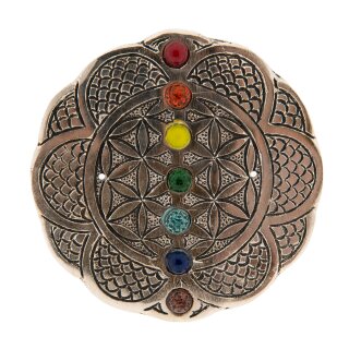 R&auml;ucherst&auml;bchenhalter Blume des Lebens Chakra Ornamente