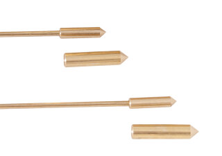 W&uuml;nschelruten mit Holzgriff und Aufsatzspitze