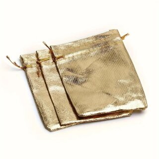 Beutel gold 7 x 9 cm