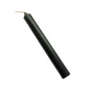 Stabkerze schwarz durchgefärbt 20 cm