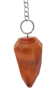 Carnelian Pendulum faceted