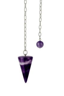 Clear Quartz Pendulum faceted