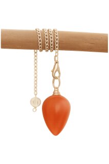 Carnelian Pendulum faceted