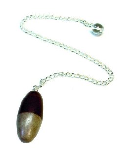 Shiva Lingam Pendel in Eiform