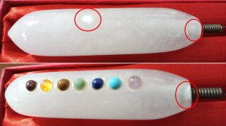 Einhandrute Bergkristall Chakra - 2. Wahl -