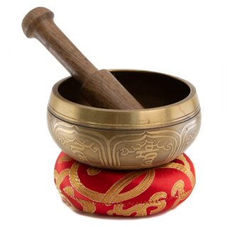 Tibetisches Klangschalen Set 10 cm gold