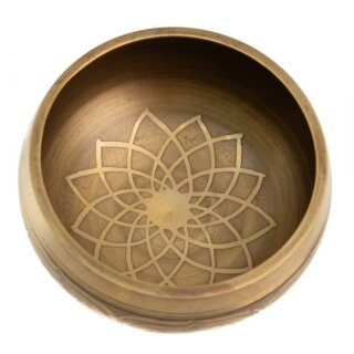 Tibetisches Klangschalen Set 10 cm gold