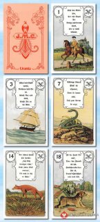 Lenormand-Karten Rote Eule (Verse)