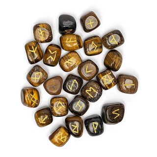 Runen Set Tigerauge