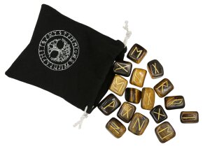 Runen Set Tigerauge