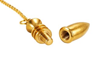 Karnak Pendel vergoldet mit 4 Platten